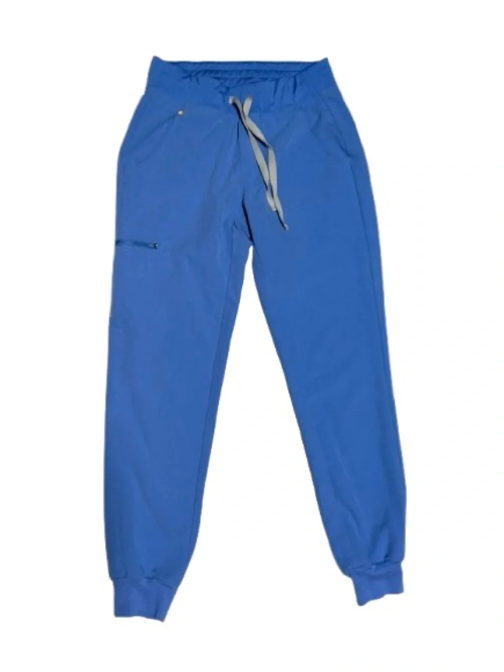 FIGS Technical Collection V-Neck Scrub Set Top & Jogger in Light Blue XS